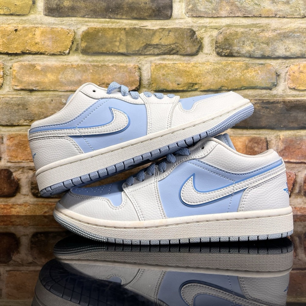 Womens Size 6.5 - Nike Air Jordan 1 Low SE Reverse Ice Blue DV1299-104